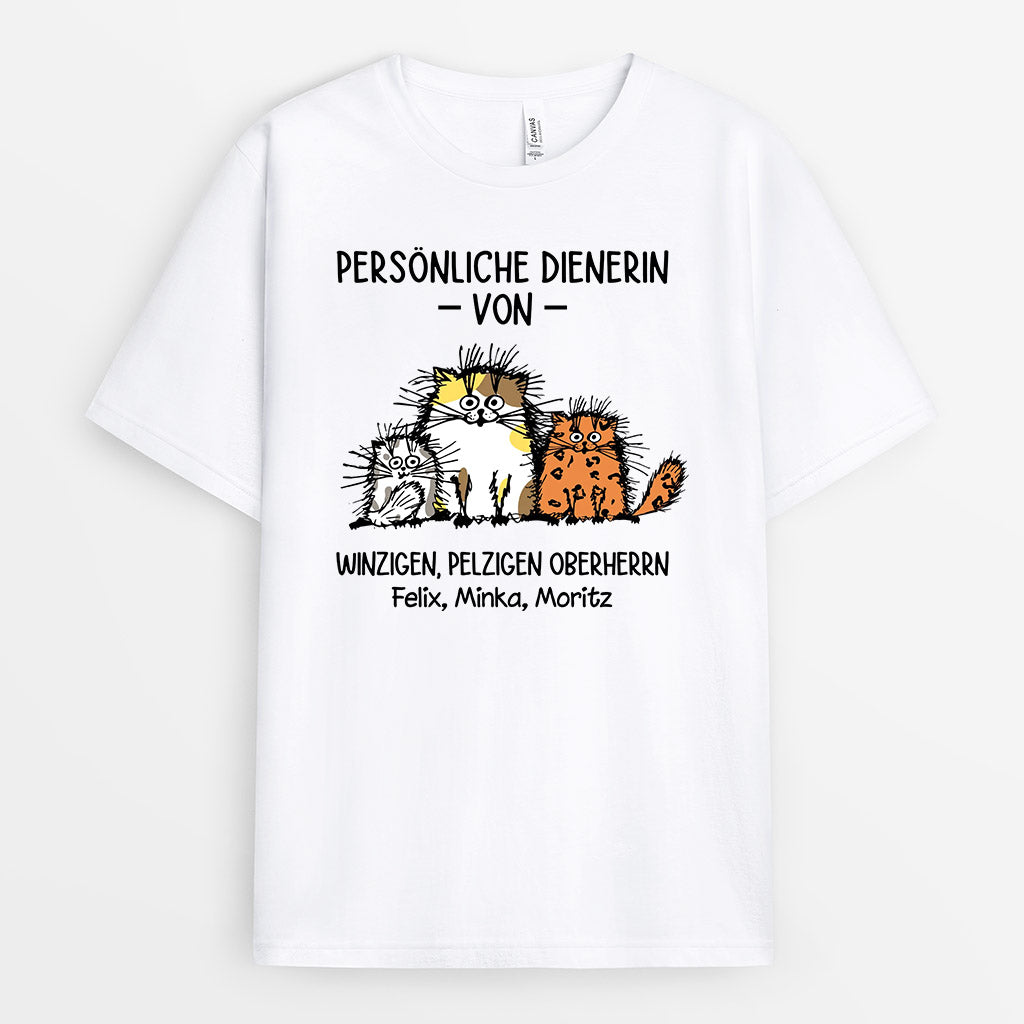 0307A250DGE2 individuelle T Shirt aufmerksamkeiten katzen katzenliebhaber