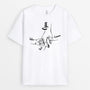 0321A908BGE2 personalisierte T Shirt aufmerksamkeiten hand opa papa kinder