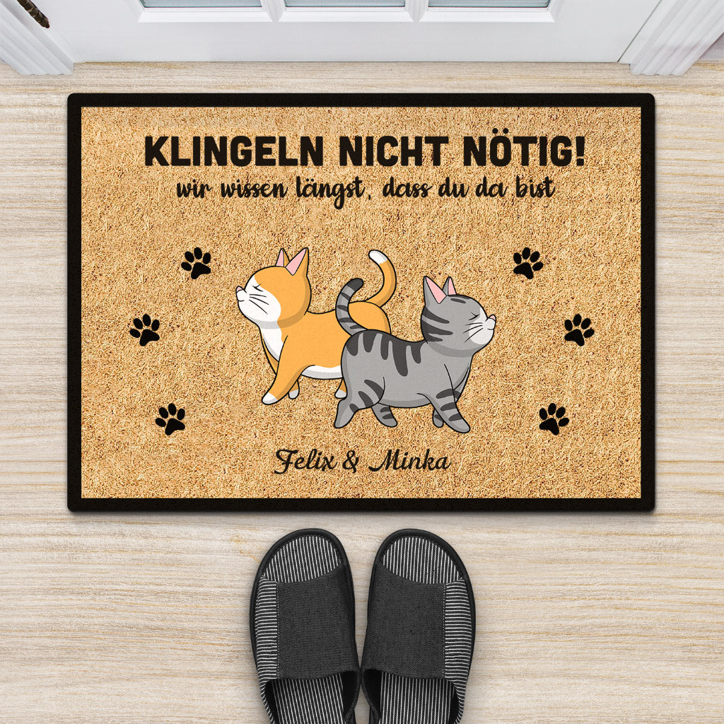 0409D268DGE2 individuelle fussmatten aufmerksamkeiten katzen katzenliebhaber
