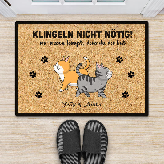 0409D268DGE2 individuelle fussmatten aufmerksamkeiten katzen katzenliebhaber