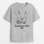 0415A207GGE2 Personalisierte T Shirt Geschenke Hand Paar Zusammen