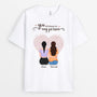 0443AGE1 Personalisierte Geschenke T shirt Besties Beste Freundin