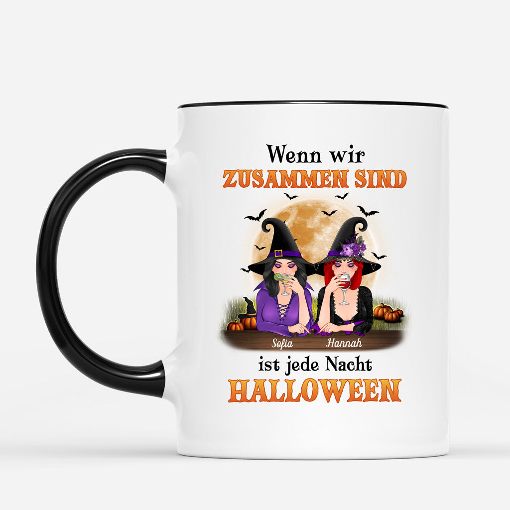 0457M167GE1 Personalisierte Geschenke Tasse BesteFreunde Hexe