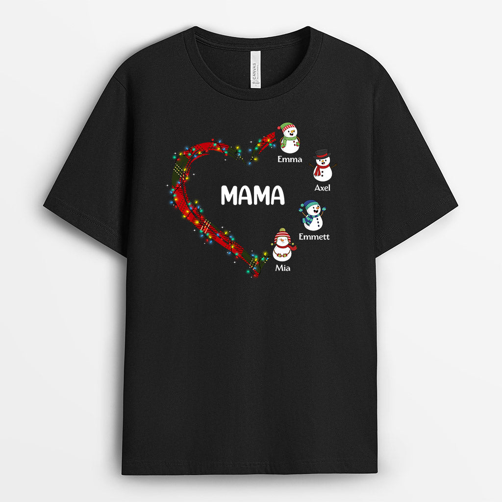 0526AGE2 Personalisierte Geschenke T Shirt Weihnachten Oma Mama