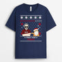 0530AGE2 Personalisierte Geschenke T Shirts Katzen Katzenbesitzer Weihnachten
