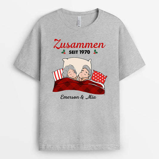 0537AGE2 Personalisierte Geschenke T Shirts Freundin Freund Mama Papa Weihnachten
