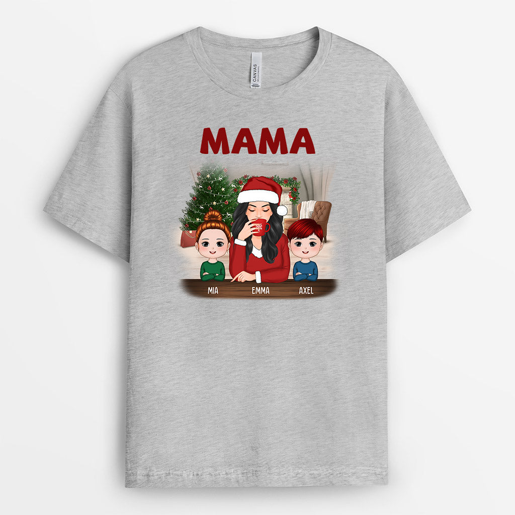0559AGE3 Personalisierte Geschenke T Shirt Weihnachten Katzen Katzenbesitzer