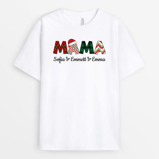 0573AGE2 Personalisierte Geschenke T Shirt Mama Oma Weihnachten