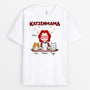 0596AGE1 Personalisierte Geschenke T Shirt Katzen Katzenmama Katzenbesitzer Weihnachten