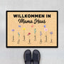 0638DGE2 Personalisierte Geschenke Fussmatte Enkelkinder Kinder Mama Oma