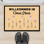 0638DGE3 Personalisierte Geschenke Fussmatte Enkelkinder Kinder Mama Oma