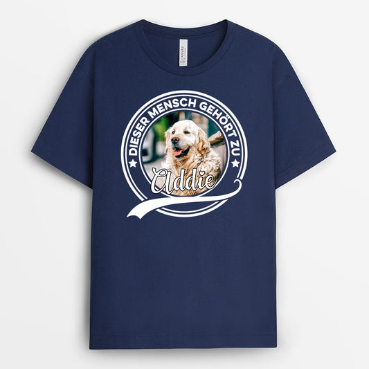 0677Age1 Personalisierte Geschenke T Shirt Hunde Hundeliebhaber Hundebesitzer