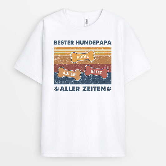 0745Age2 Personalisierte Geschenke T Shirt Hunde Hundebesitzer Hundeliebhaber