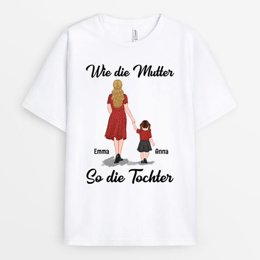 0766AGE1 Personalisierte Geschenke T Shirt Sohn Tochter Mama
