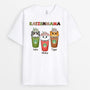 0768AGE2 Personalisierte Geschenke T Shirt Katze Katzenmama Katzenbesitzer