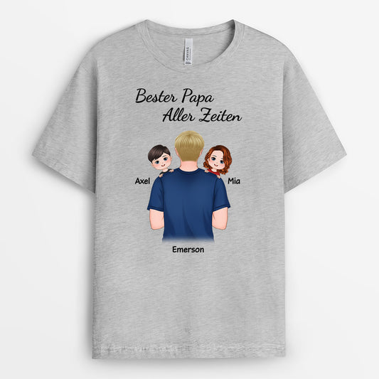 0771A290BGE1 0771A Personalisierte Geschenke T Shirt Sohn Tochter Papa