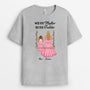 0789AGE2 Personalisierte Geschenke T Shirt Mond Kinder Enkelkinder Mama Oma