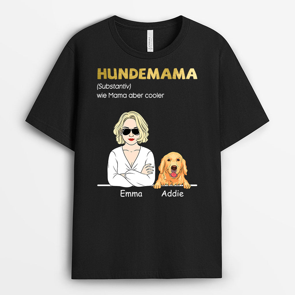 0798AGE3 Personalisierte Geschenke T Shirt Hunde Hundebesitzer Hundeliebhaber