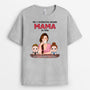 0799AGE2 Personalisierte Geschenke T Shirt Punktmuster Kinder Mama Oma