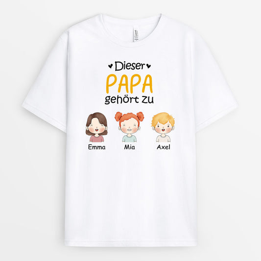 0827AGE1 Personalisierte Geschenke T Shirt Kinder Enkel Papa Opa_ed2ad659 1ad7 4f27 9662 2add38f9a3ad