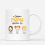0827MGE1 Personalisierte Geschenke Tasse Enkelkinder Kinder Oma Mama
