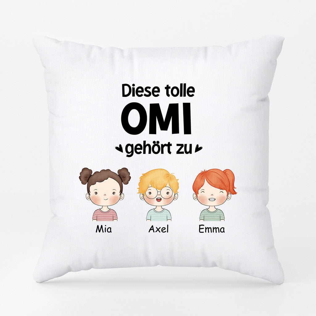 0840PGE2 Personalisierte Geschenke Kissen Kinder Mama Oma