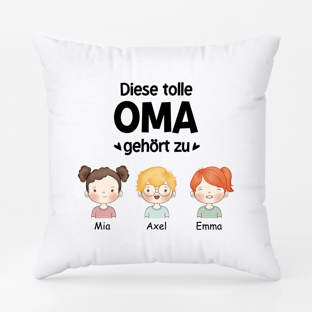 0840PGE3 Personalisierte Geschenke Kissen Kinder Mama Oma