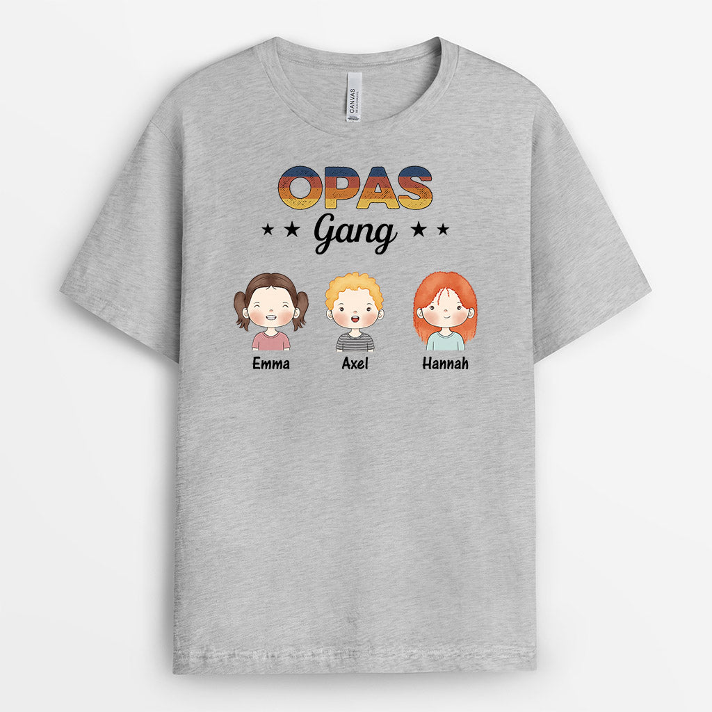 0845AGE2 Personalisierte Geschenke T Shirt Kinder Opa Papa_9dde2fd4 e323 4943 b592 b9f74928b20e