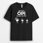 0854AGE3 Personalisierte Geschenke T Shirt Kinder Enkelkinder Papa Opa