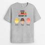 0876AGE2 Personalisierte Geschenke T Shirt Kinder Enkelkinder Mama Oma