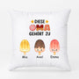 0876PGE2 Personalisierte Geschenke Kissen Kinder Enkelkinder Mama Oma