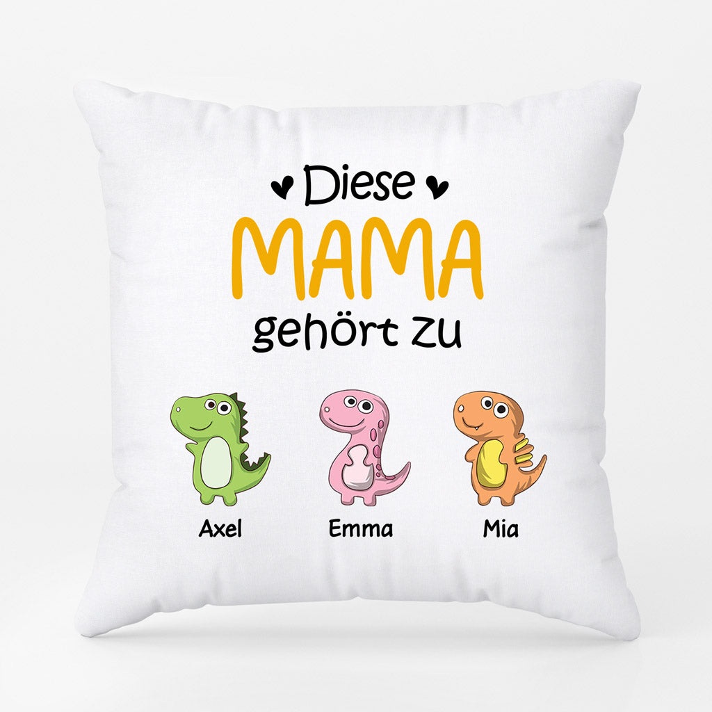 0879PGE1 Personalisierte Geschenke Kissen Kinder Enkelkinder Mama Oma