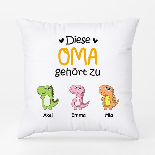 0879PGE2 Personalisierte Geschenke Kissen Kinder Enkelkinder Mama Oma