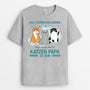 0891AGE2 Personalisierte Geschenke T Shirt Grund Katzen Katzenliebhaber Katzenbesitzer