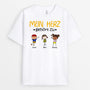 0904AGE1 Personalisierte Geschenke T Shirt Kinder Enkelkinder Mama Oma
